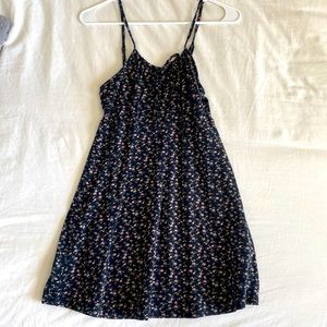 Black flower dress